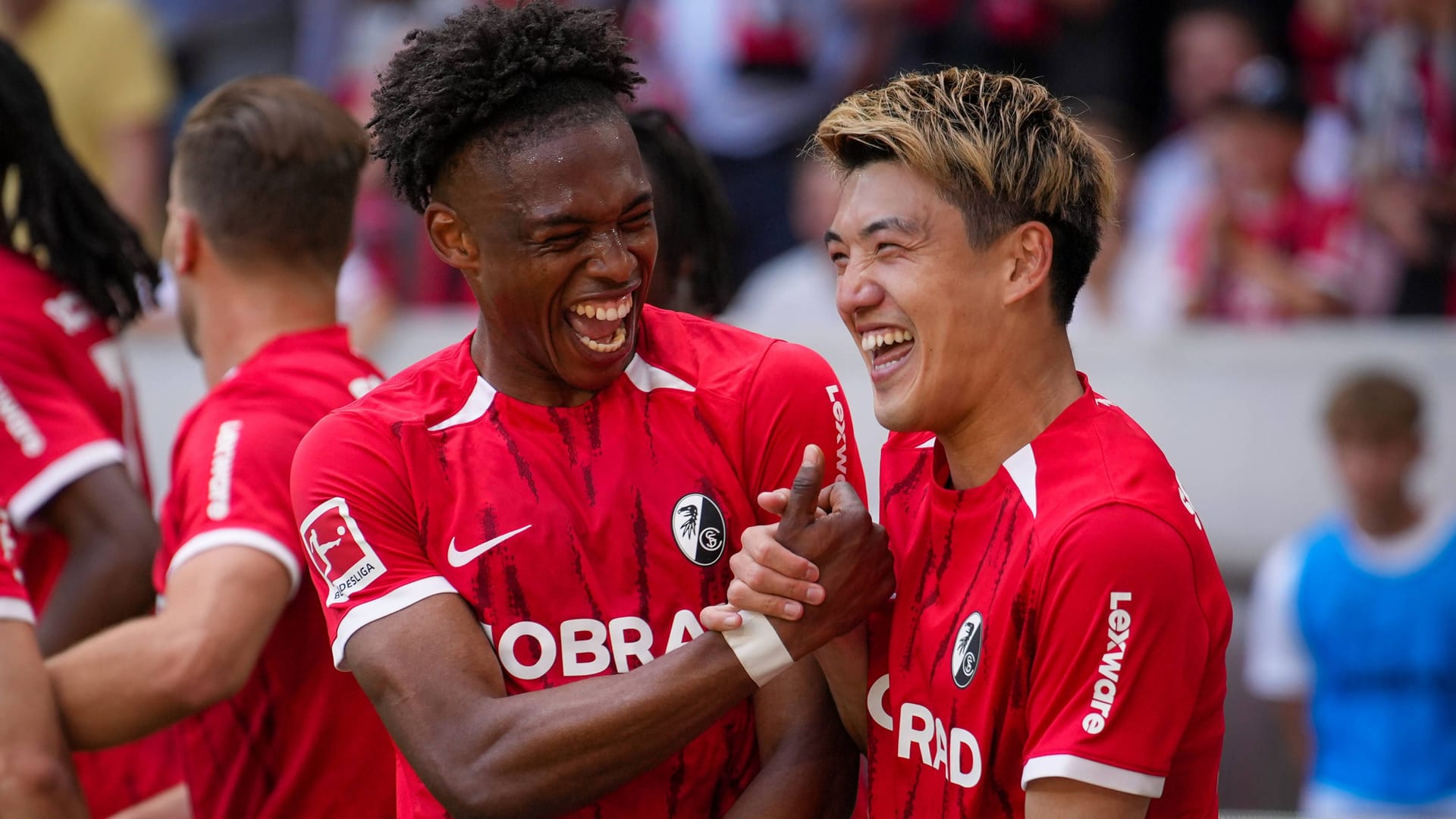 Ritsu Dōan (r.) gab Freiburg früh Grund zur Hoffnung.