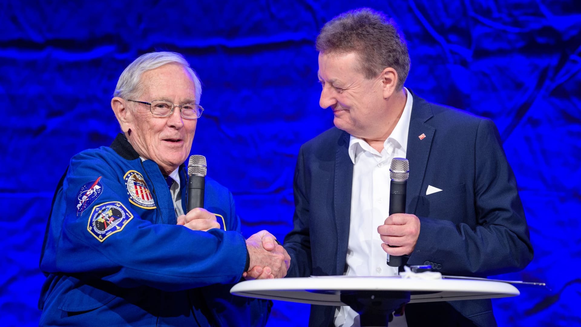 US-Astronaut Duke in München