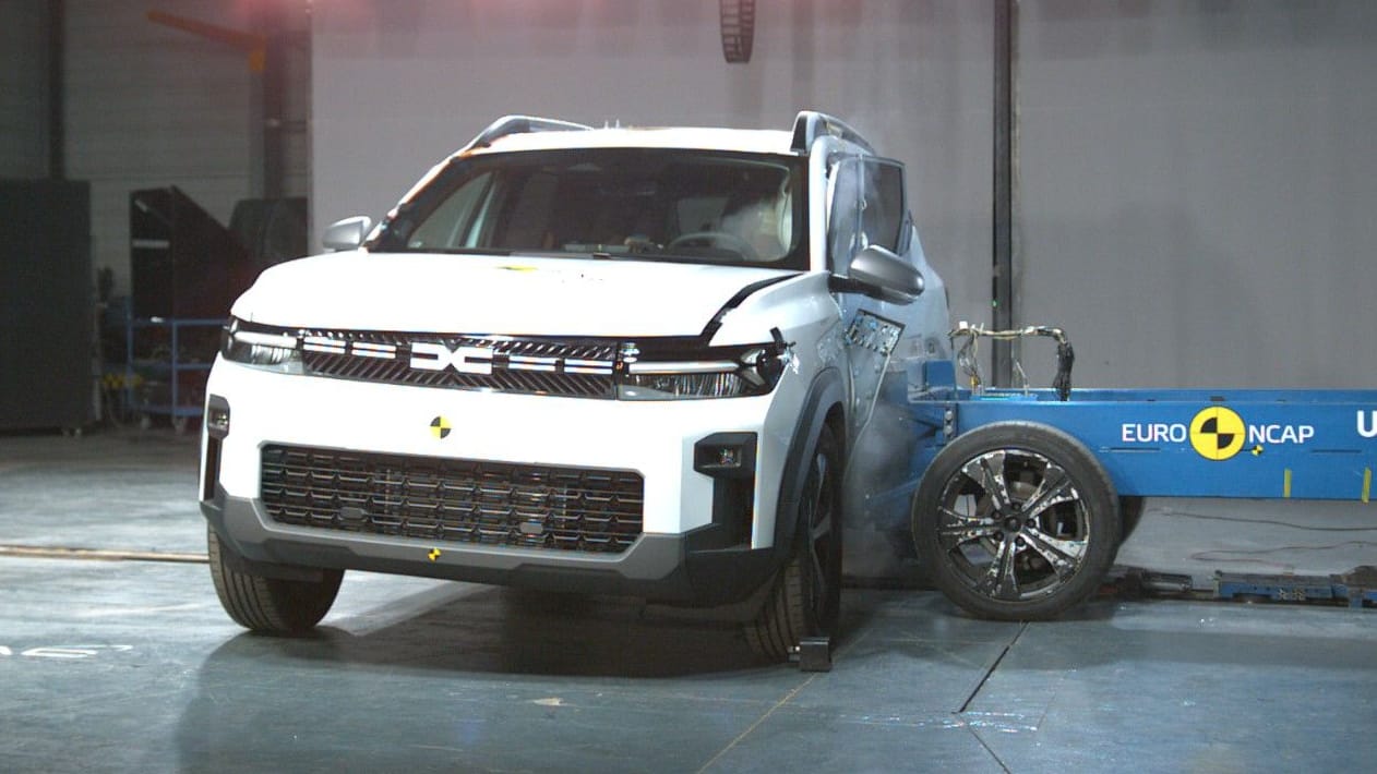 Dacia Bigster im Crashtest: In einigen Punkten gab es deutliche Punktabzüge.