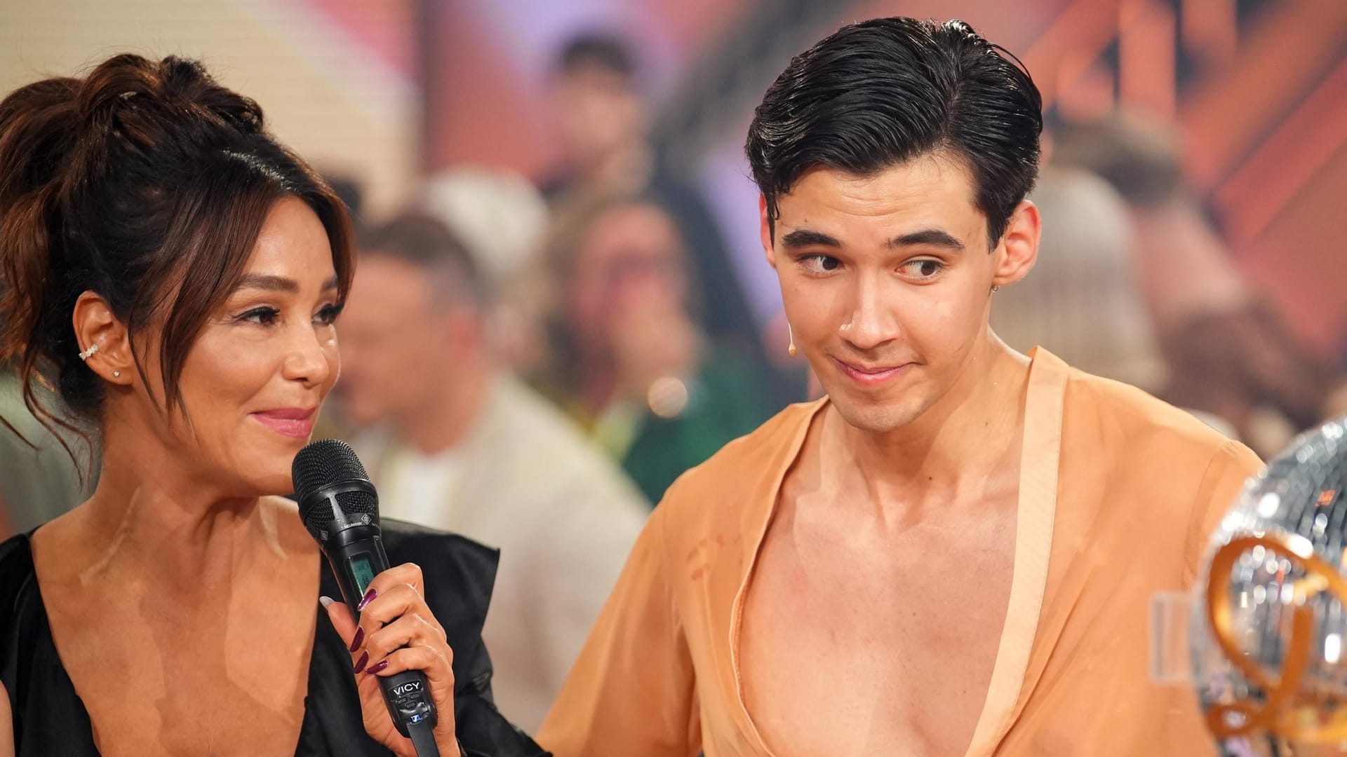 Verona Pooth mit San Diego Pooth: Die Moderatorin unterstützte ihren Sohn während der diesjährigen "Let's Dance"-Staffel vor Ort.