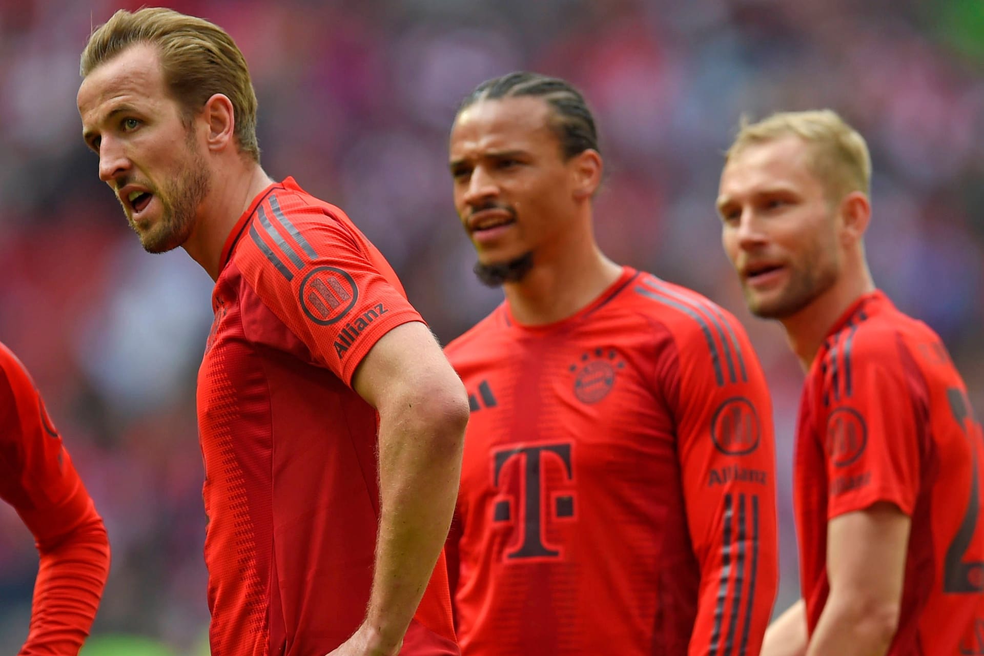 Bayerns Spieler vor dem Duell in Leipzig: Auf Harry Kane (l.) muss der Rekordmeister verzichten.