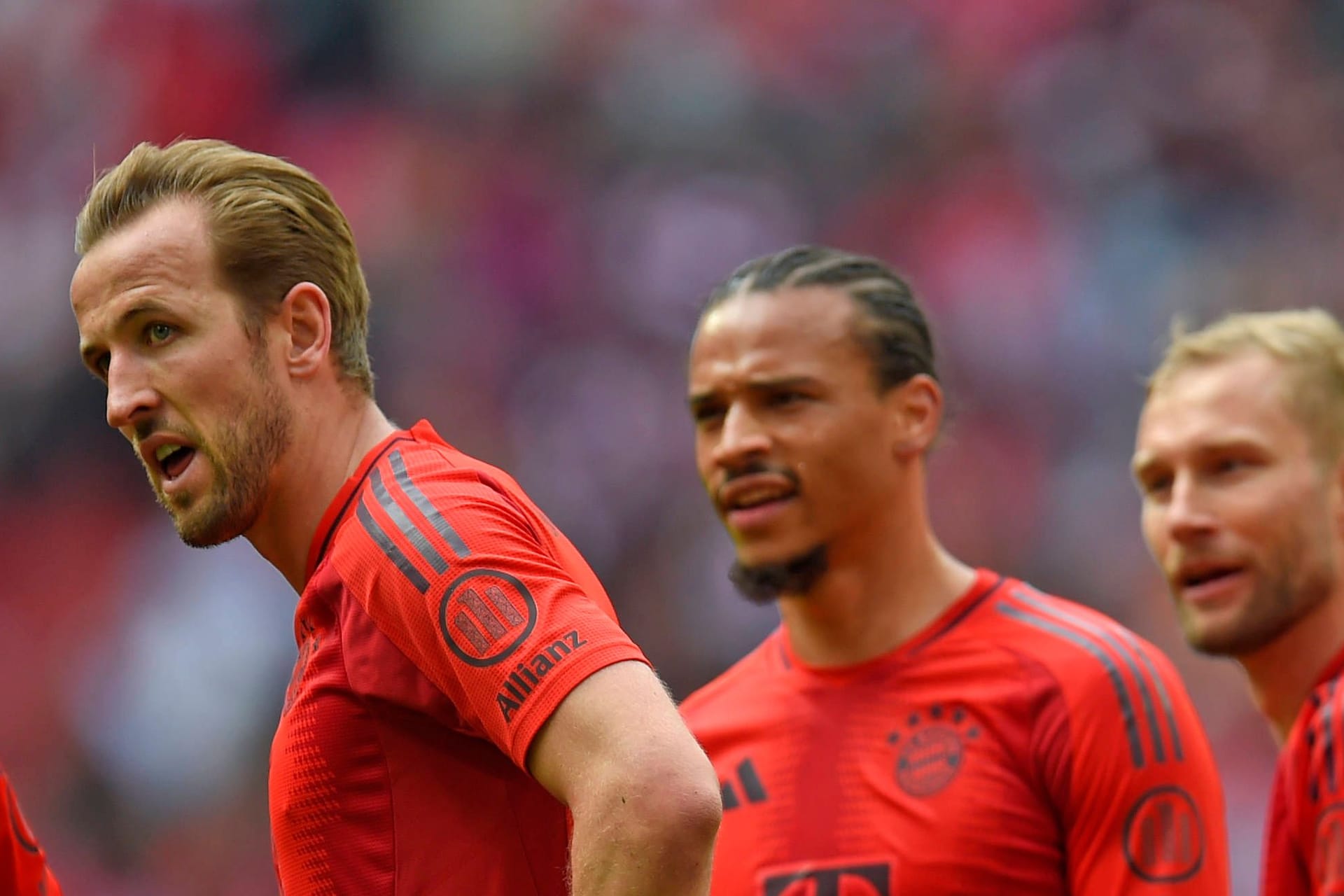 Bayerns Spieler vor dem Duell in Leipzig: Auf Harry Kane (l.) muss der Rekordmeister verzichten.