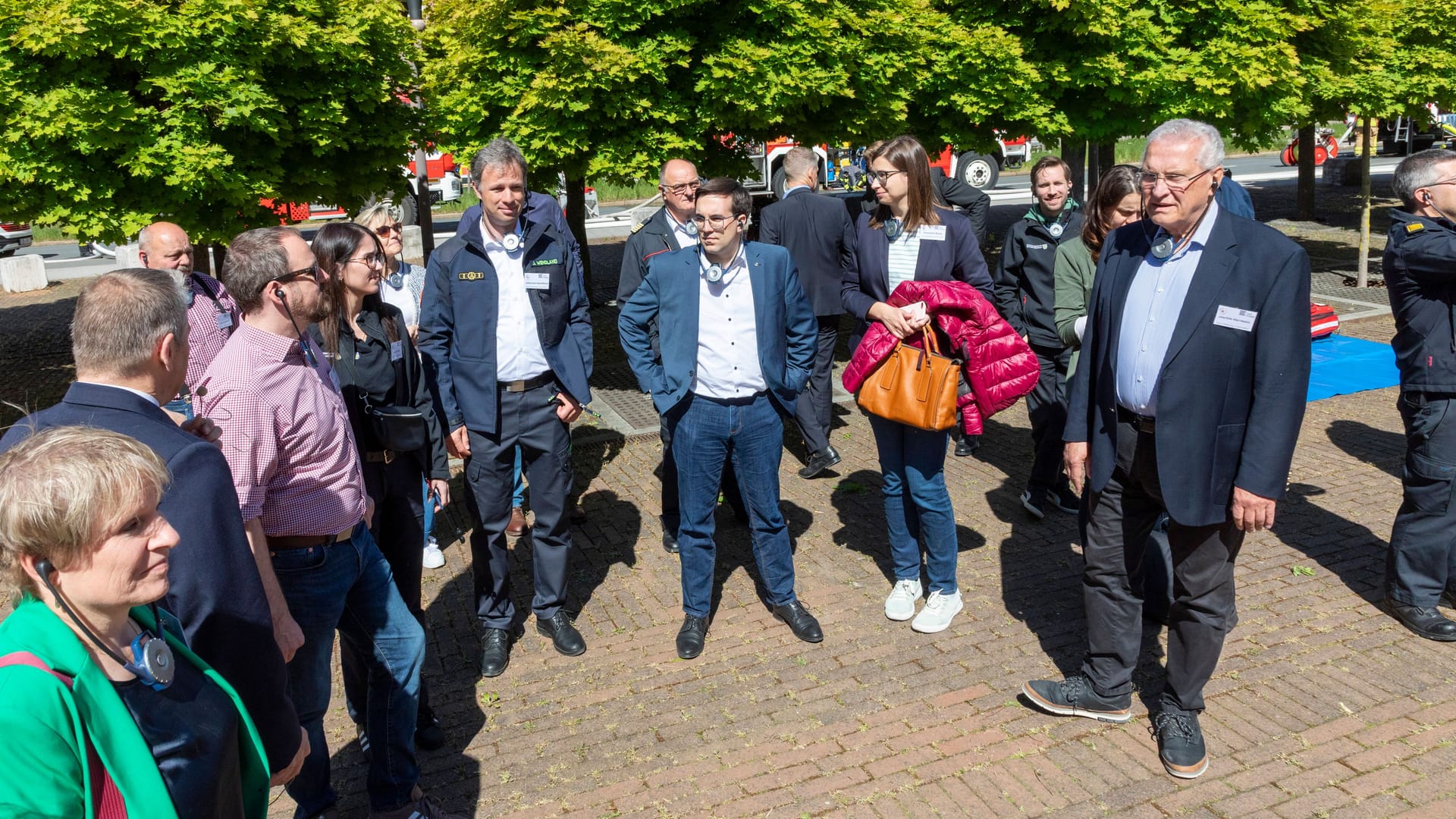Joachim Herrmann (r.): Bayerns Innenminister machte sich in seiner Heimatstadt selbst ein Bild.