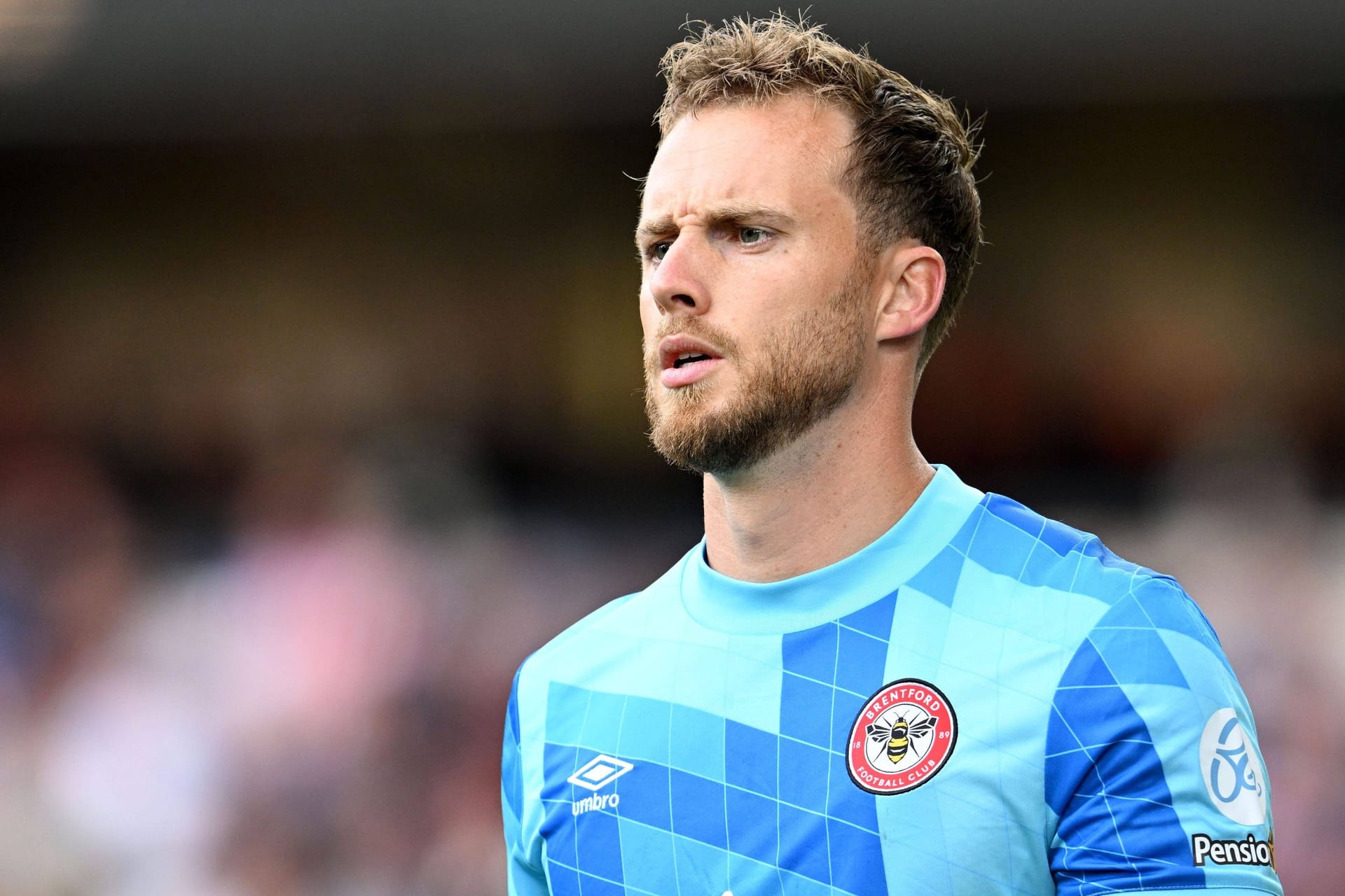 Mark Flekken: Der Niederländer wechselte 2023 aus Freiburg nach Brentford.