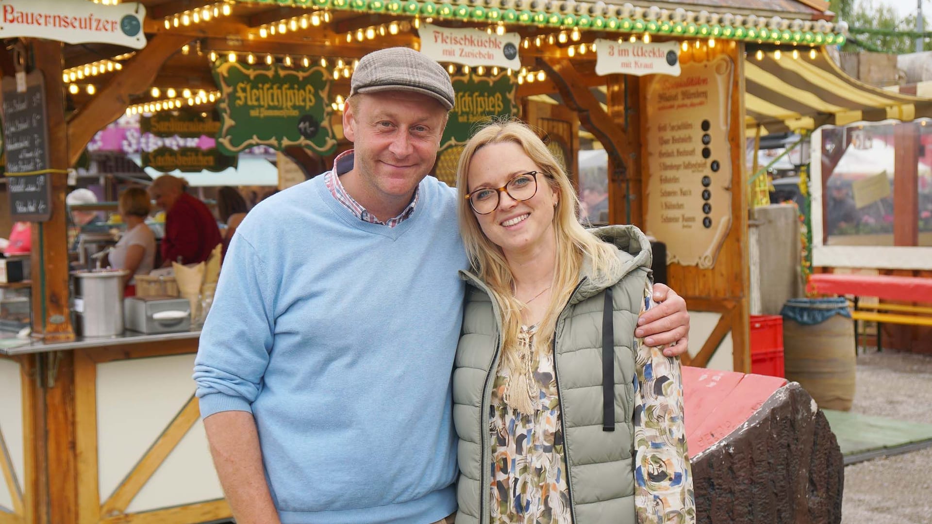 Anja und Norbert Maisel von Maisels Biergarten.