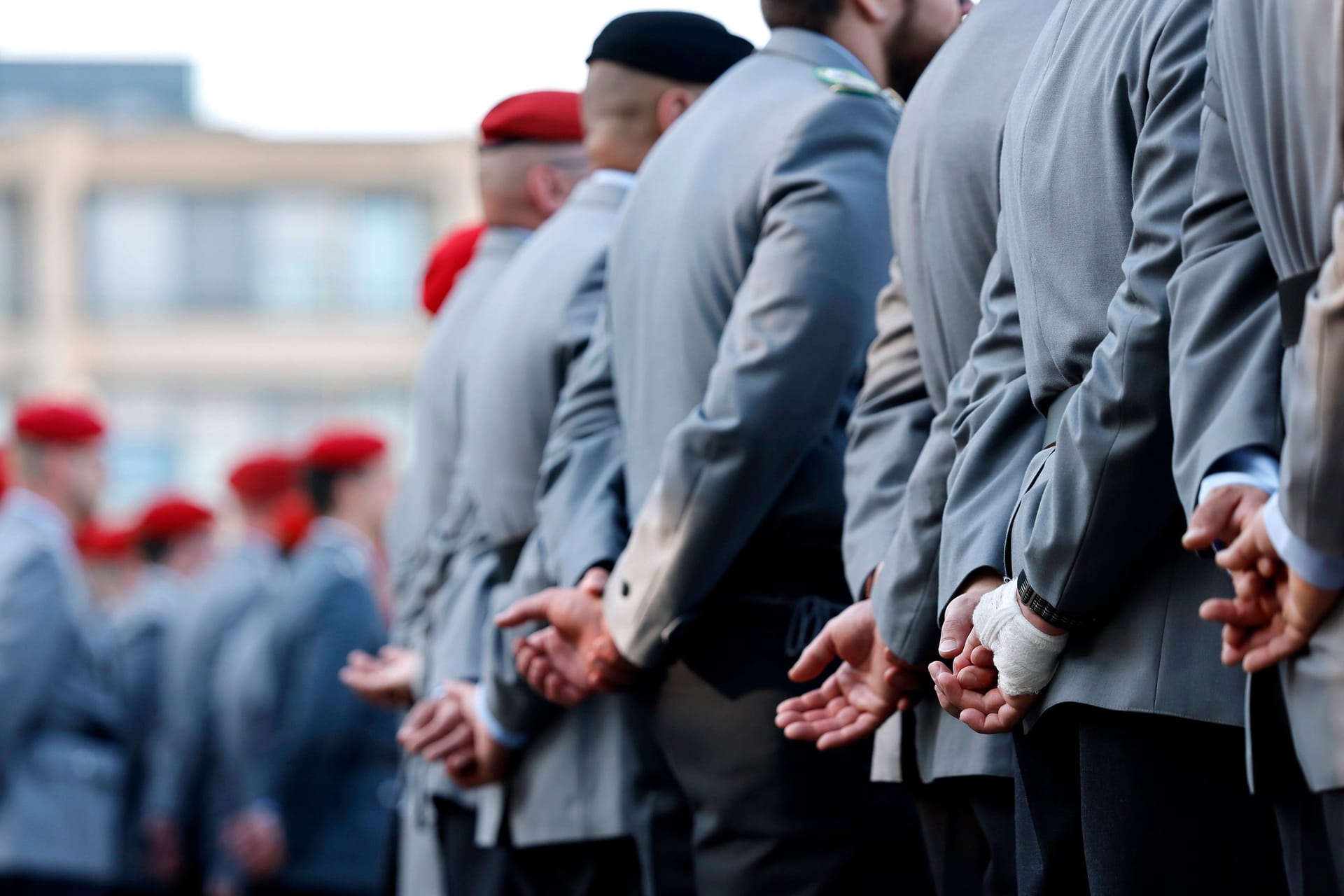 Rekruten der Bundeswehr: Viele Deutsche befürworten einen Wehrdienst.
