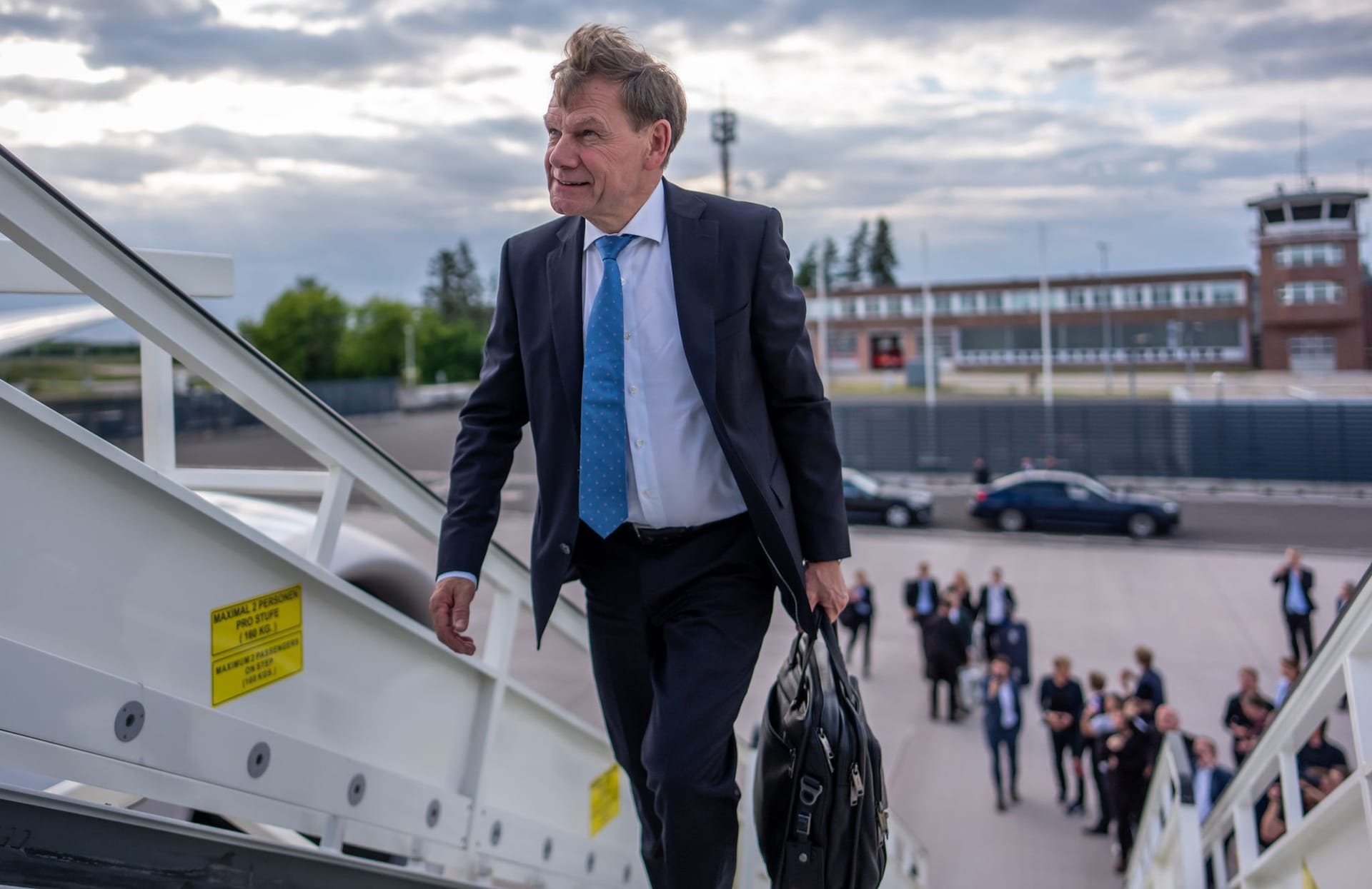Deutschlands Außenminister Johann Wadephul (CDU) vor seiner Abreise in die USA.