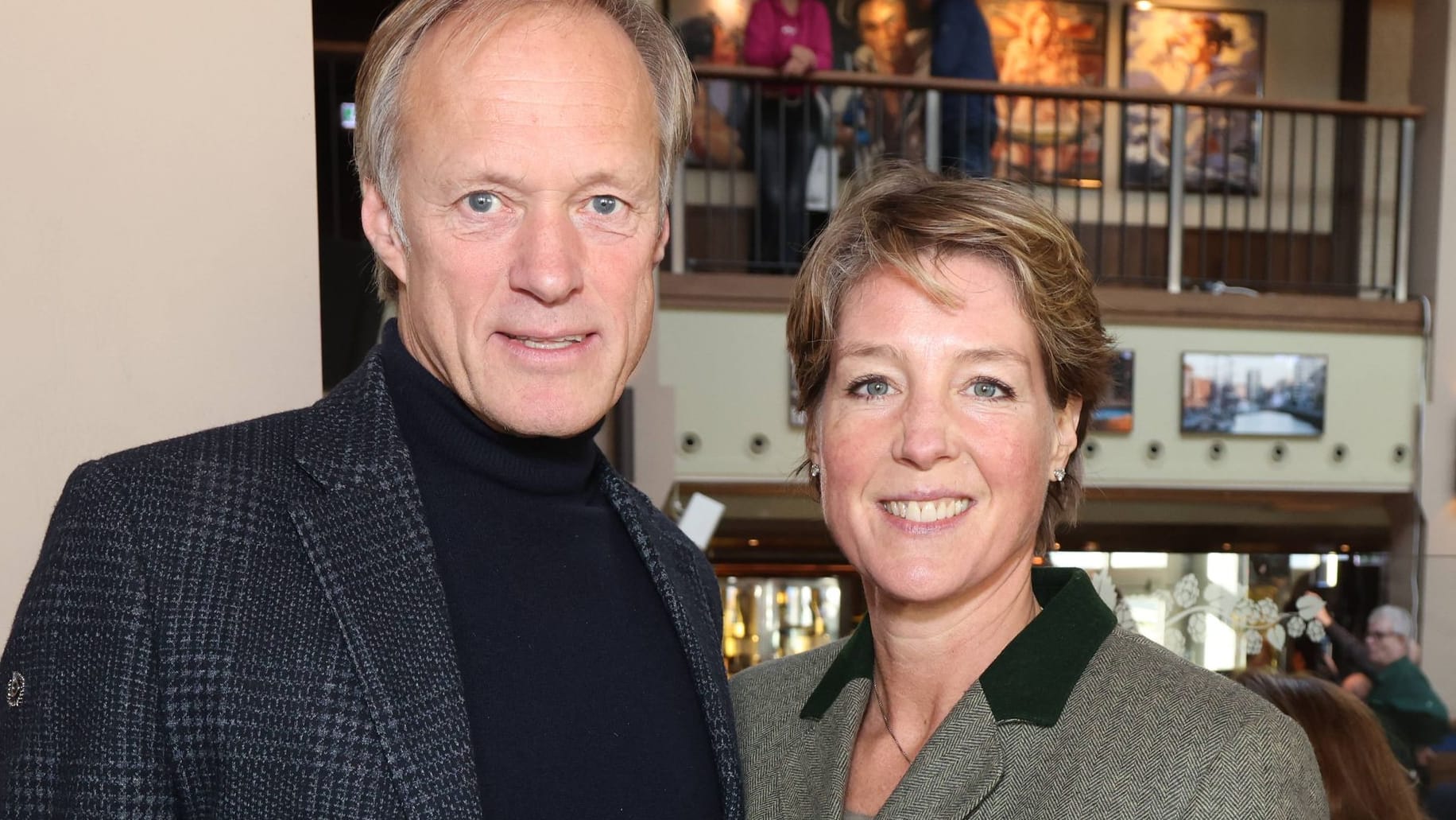 Christina Block mit ihrem Partner, dem Sportmoderator Gerhard Delling, bei einer Veranstaltung (Archivfoto).