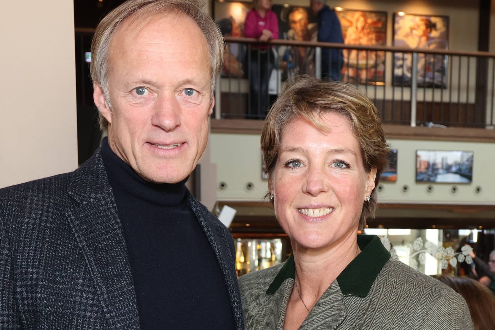 Christina Block mit ihrem Partner, dem Sportmoderator Gerhard Delling, bei einer Veranstaltung (Archivfoto).