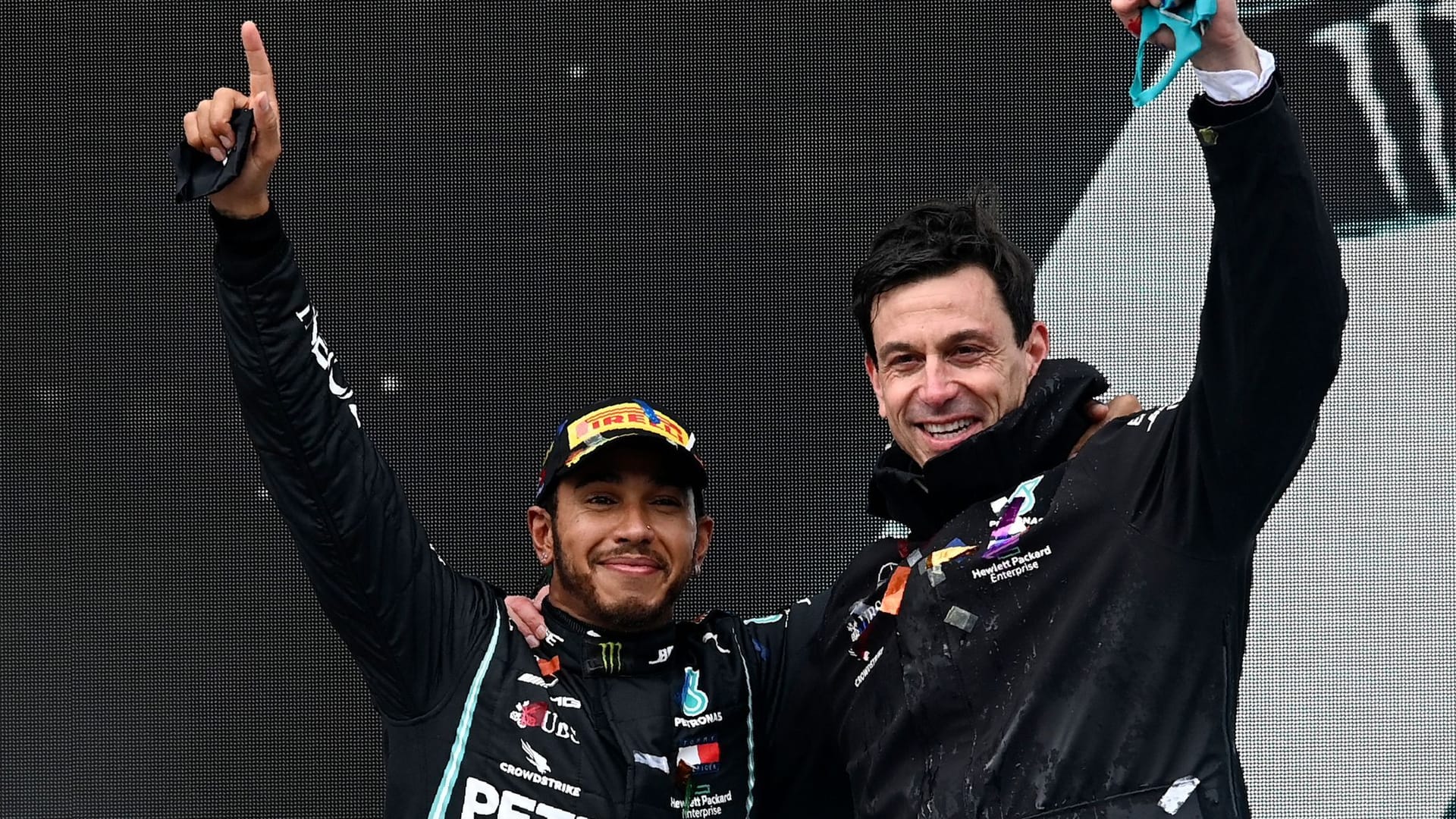 Lewis Hamilton und Toto Wolff Lewis Hamilton und Toto Wolff