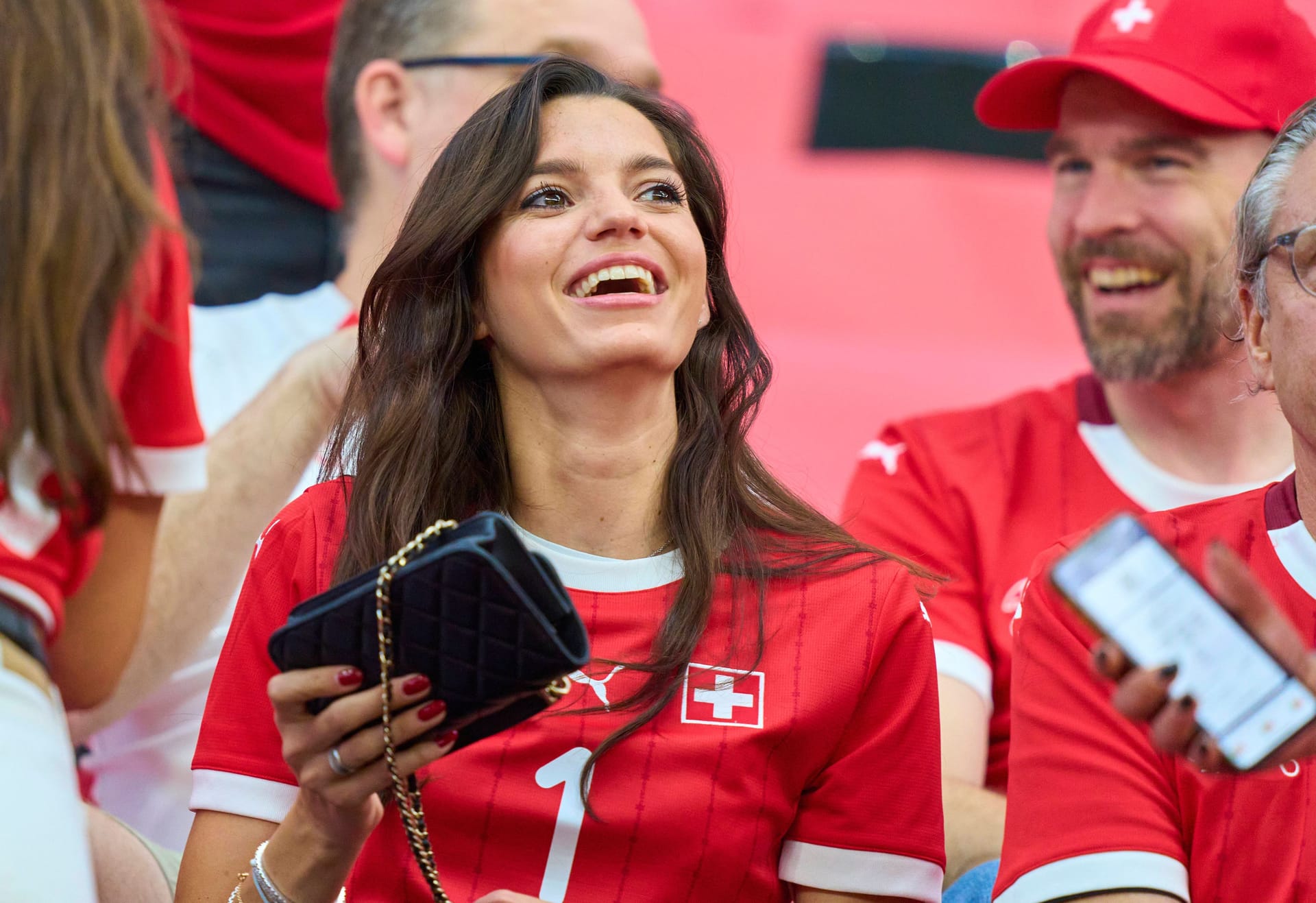 Alina Sommer bei der EM 2024 in Frankfurt: Damals spielte Deutschland gegen die Schweiz.
