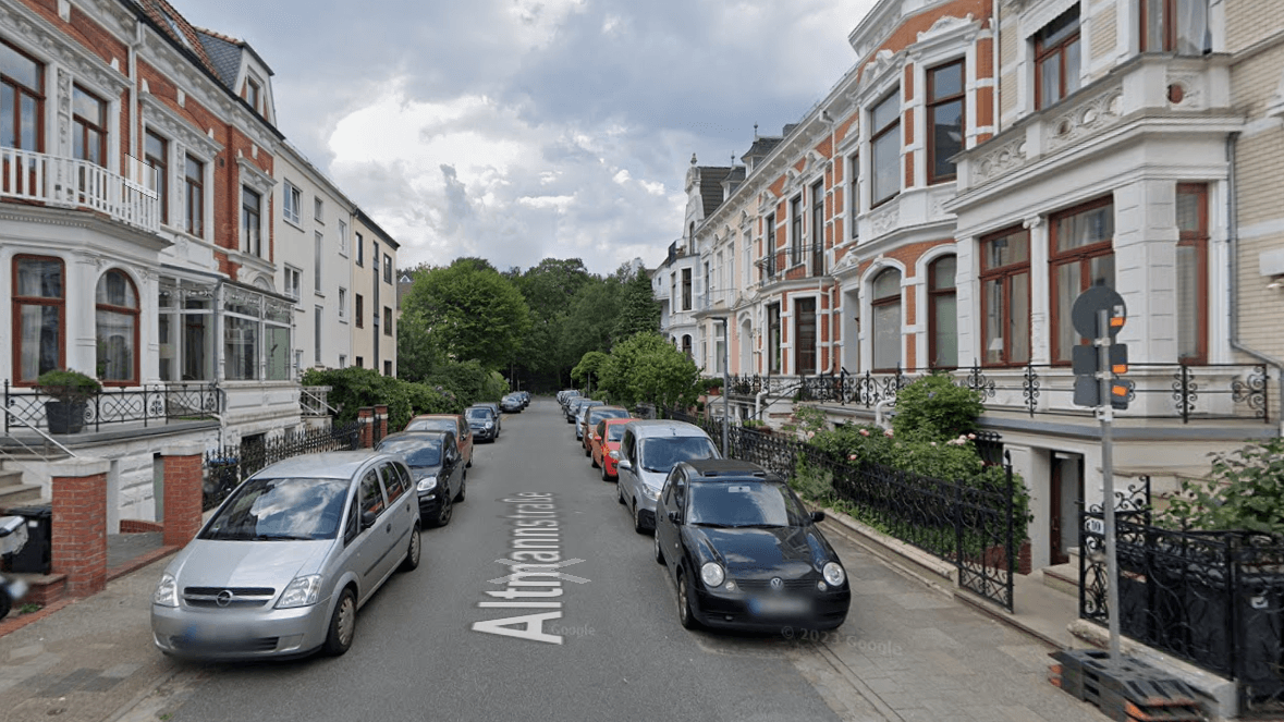 Die Altmannstraße in Schwachhausen (Archivbild): Dort wurden mehre Autos beschädigt. Die Altmannstraße in Schwachhausen (Archivbild): Dort wurden mehre Autos beschädigt.