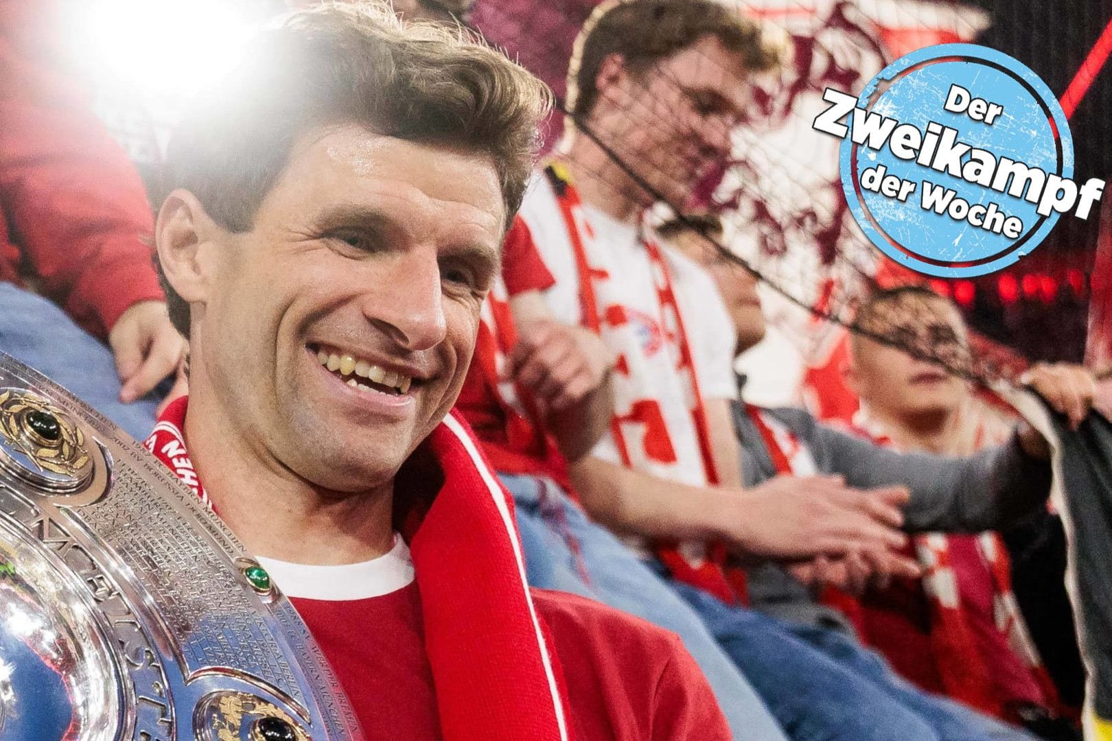 Die Schale ist wieder in München: In seinem letzten Heimspiel für den FC Bayern durfte Thomas Müller seine 13. Deutsche Meisterschaft feiern. Die Schale ist wieder in München: In seinem letzten Heimspiel für den FC Bayern durfte Thomas Müller seine 13. Deutsche Meisterschaft feiern.