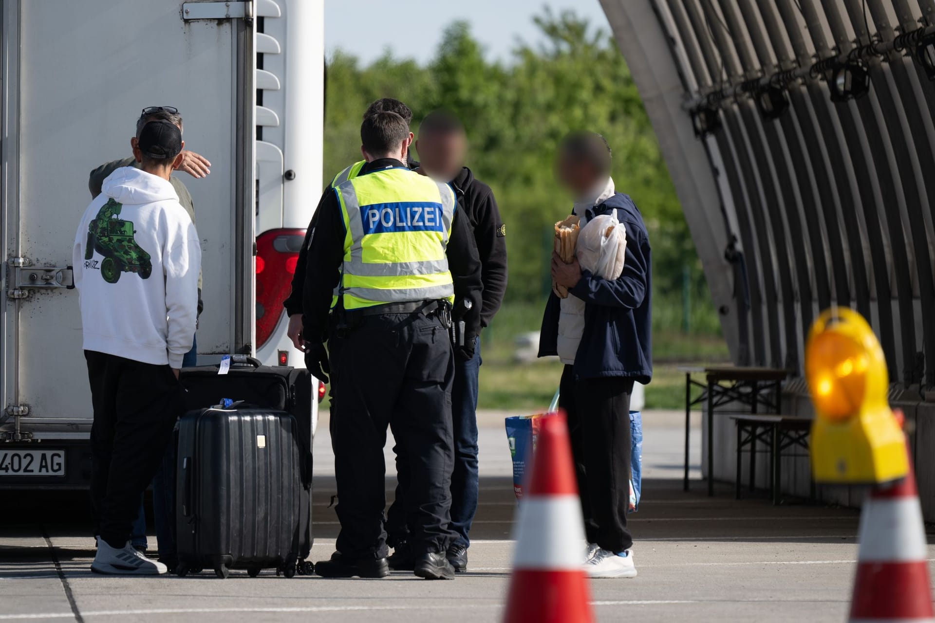 Grenzkontrollen Bundespolizei - Sachsen