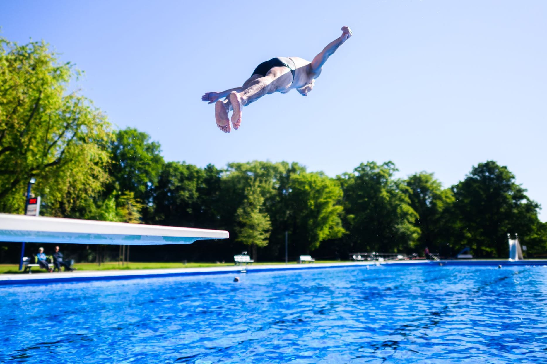 Eröffnung der Freibadsaison in Hannover
