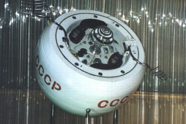Der Museumsnachbau zeigt die Sonde "Venera 8", die eine Schwestersonde der "Kosmos 482" ist.
