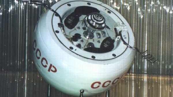 Der Museumsnachbau zeigt die Sonde "Venera 8", die eine Schwestersonde der "Kosmos 482" ist.