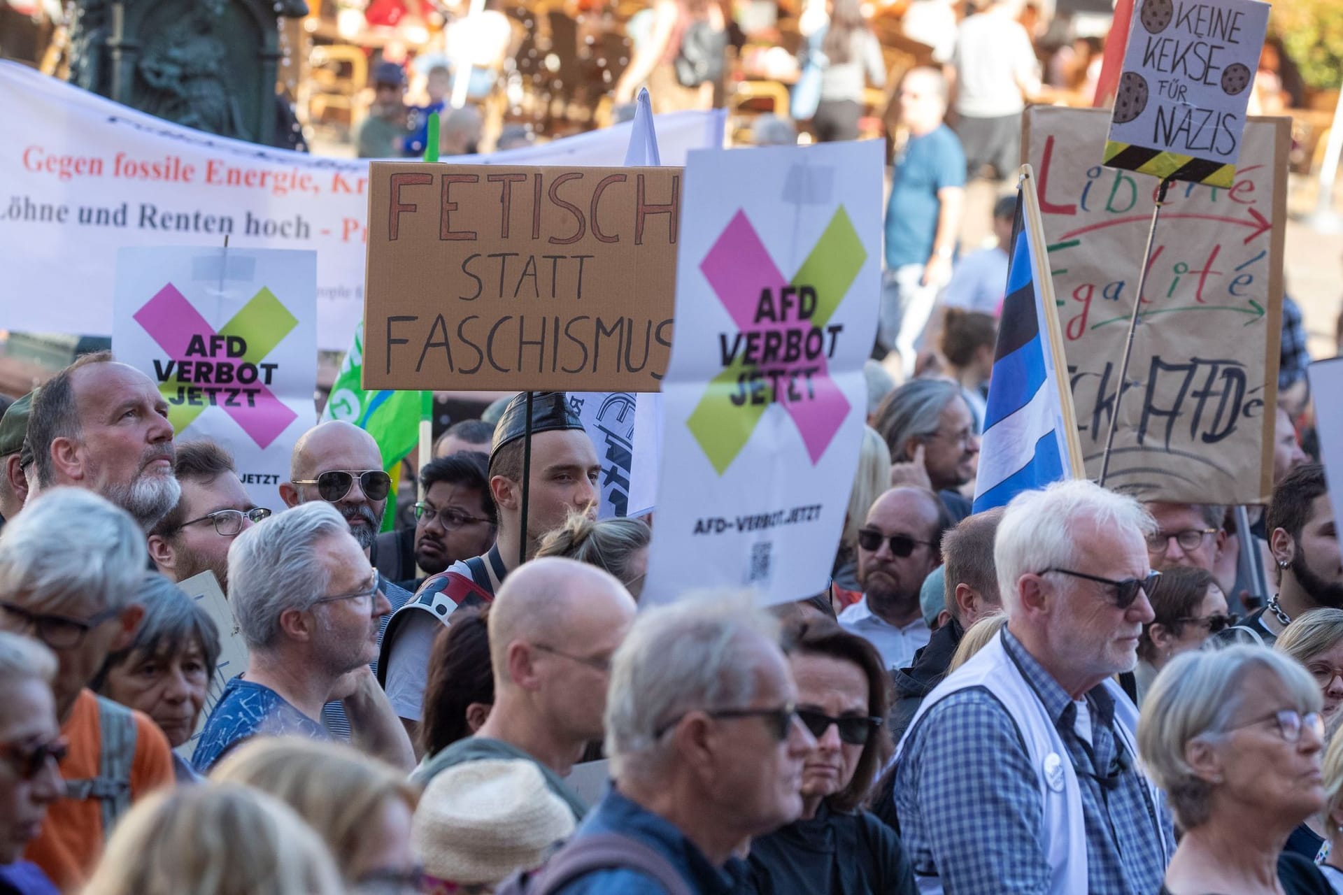 Aktionstag «Keine Ausreden mehr - AfD-Verbot jetzt!» - Frankfurt
