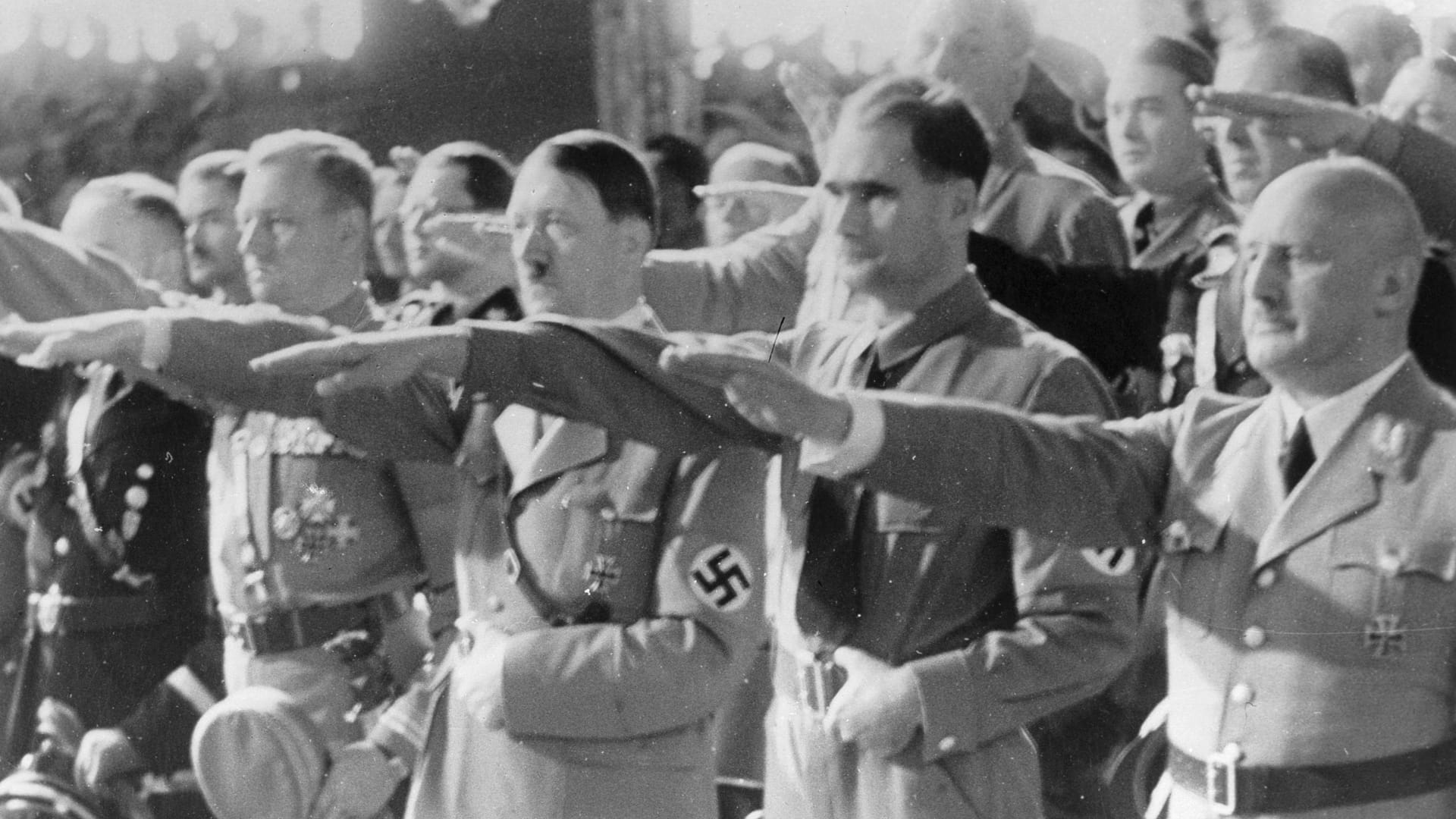 Reichsparteitag der NSDAP 1935: Julius Streicher r.) war ein fanatischer Antisemit.