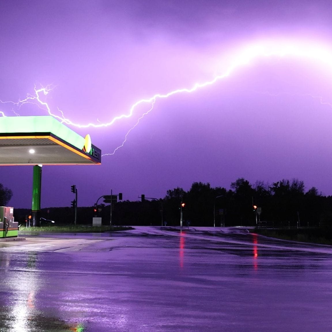 Unwetter in Bayern