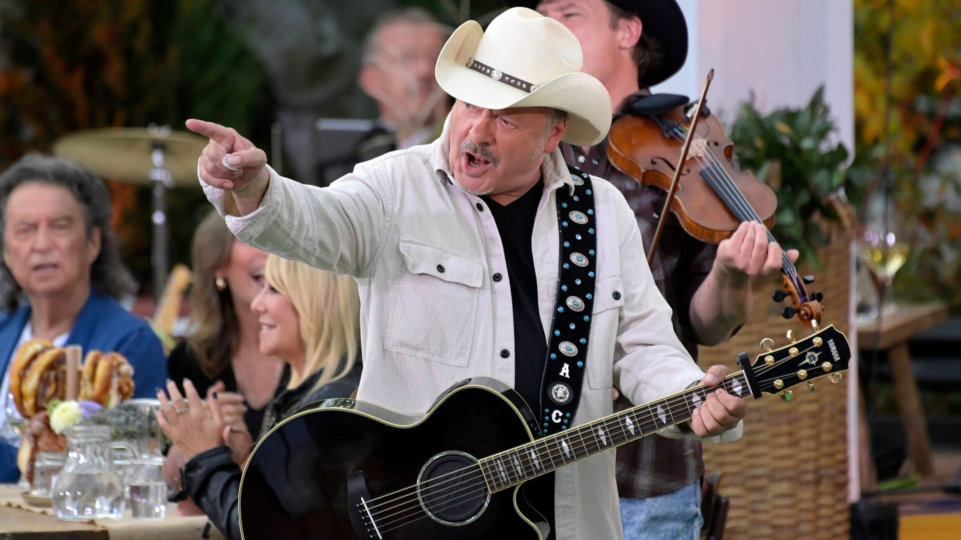 Truck Stop bei einer TV-Show (Archivbild): Die Kult-Band tritt beim Festival auf.