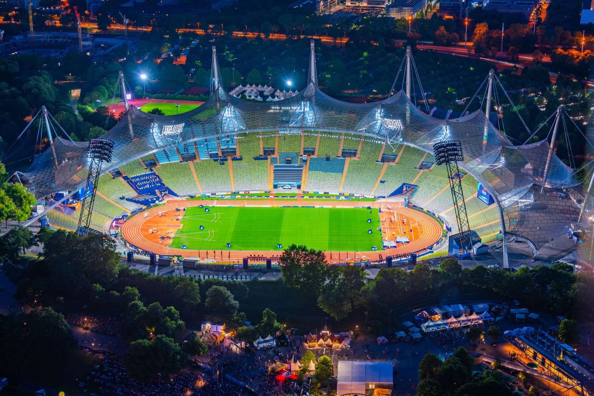 Blick aufs Münchner Olympiastadion (Archivbild):