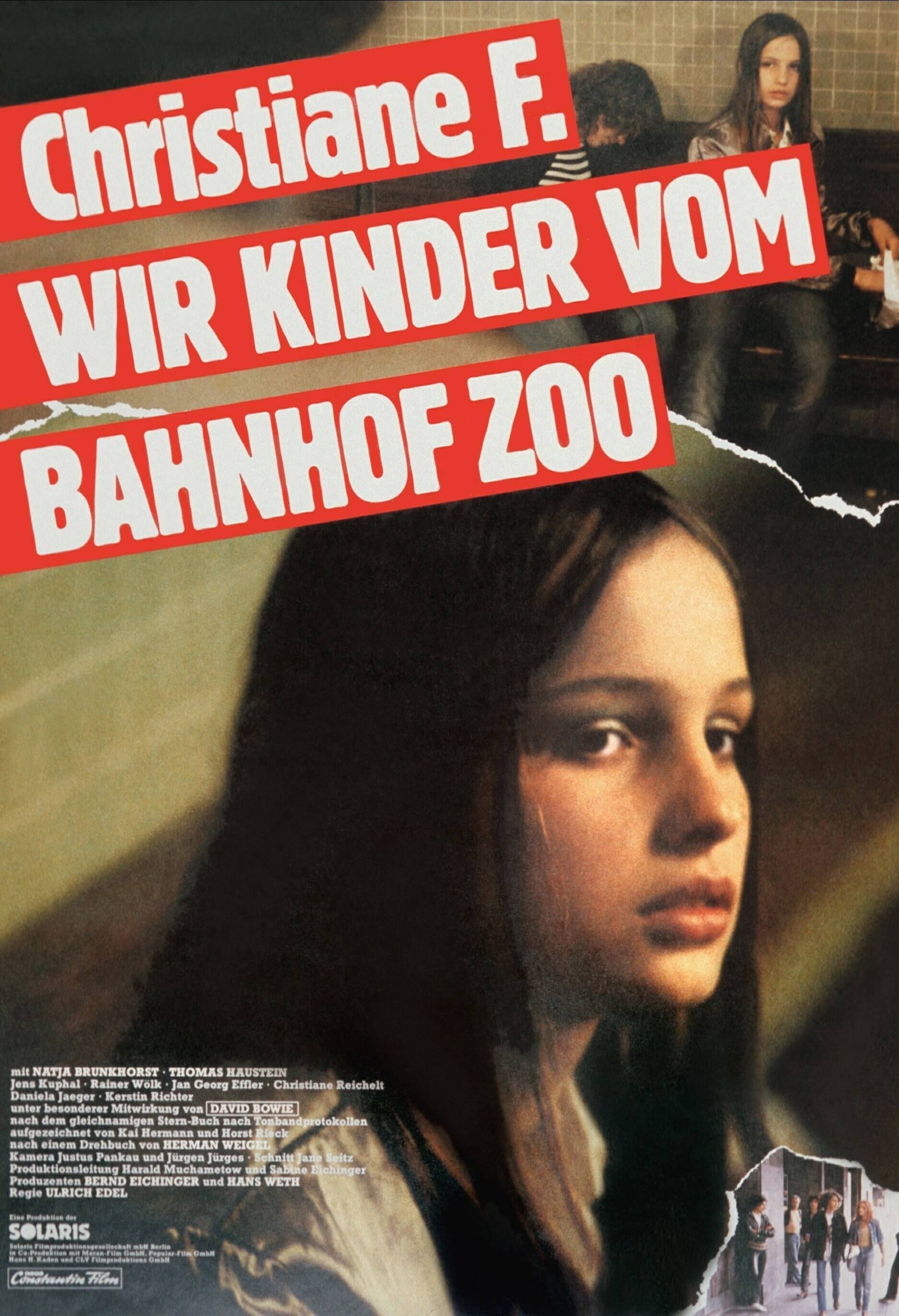 Natja Brunckhorst 1981 auf dem Filmplakat zu "Wir Kinder vom Bahnhof Zoo": Sie spielte Christiane F., eine drogenabhängige Jugendliche.