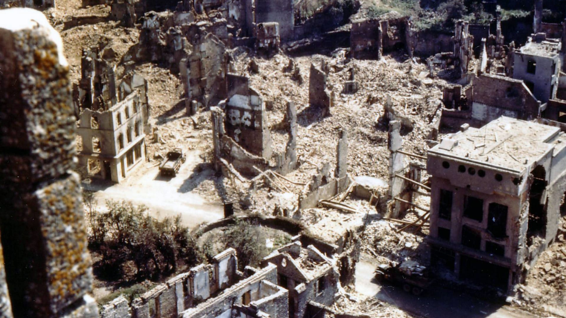 Innenstadt von Berlin im Sommer 1945.