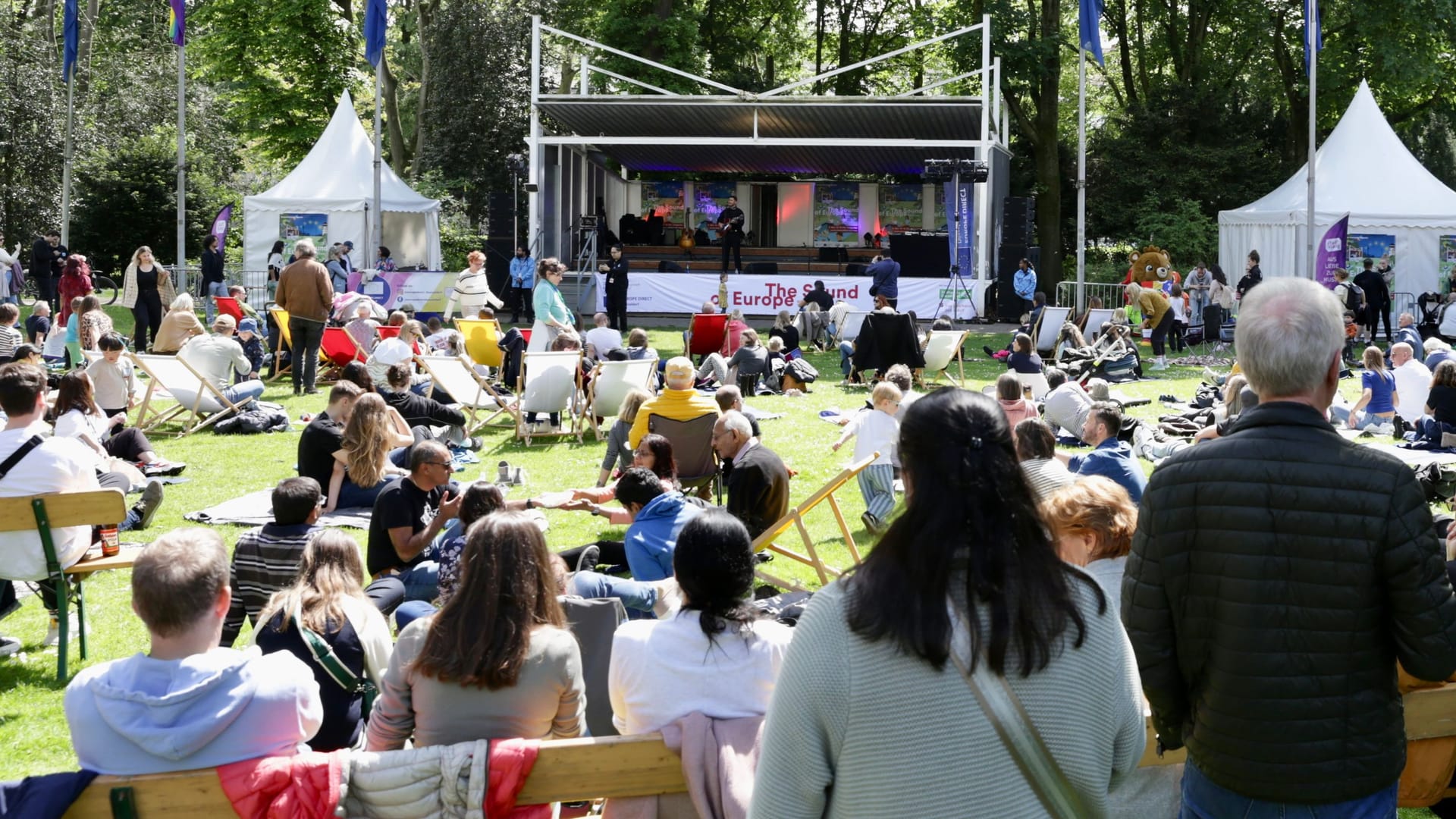 "The Sound of Europe" im vergangenen Jahr (Archivbild): Rund 3.000 Zuschauer kamen in den Hofgarten.