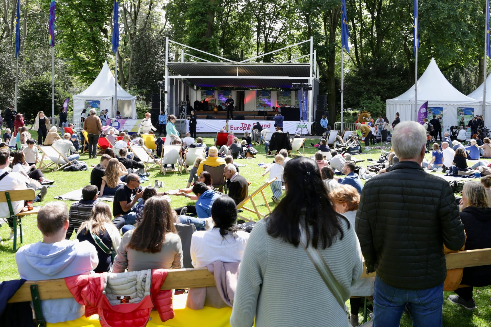 "The Sound of Europe" im vergangenen Jahr (Archivbild): Rund 3.000 Zuschauer kamen in den Hofgarten.