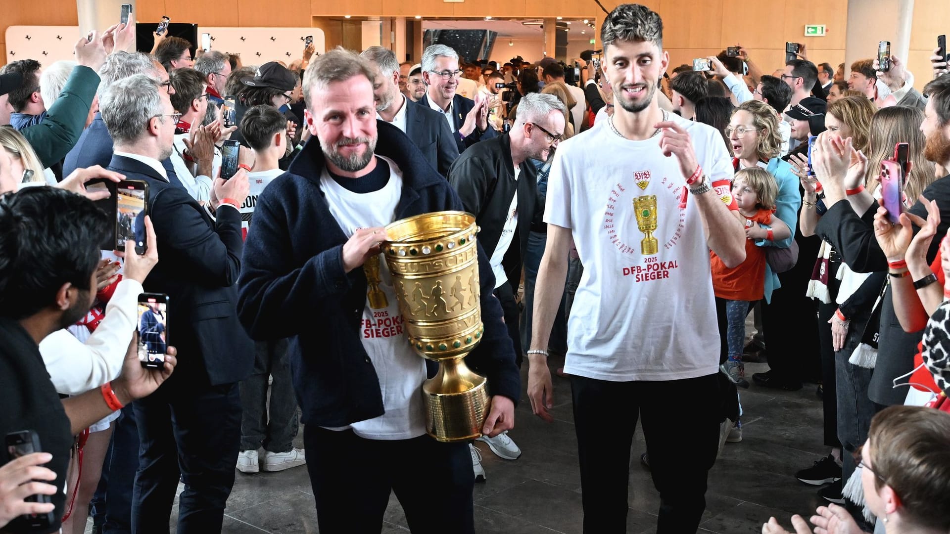 Nach dem DFB-Pokal Finale - VfB Stuttgart