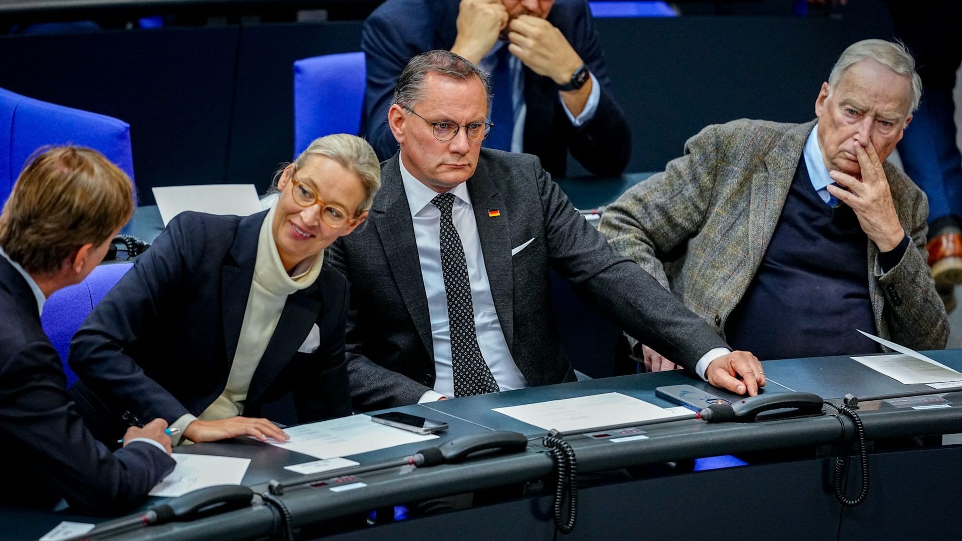 AfD-Chefs Weidel und Chrupalla AfD-Chefs Weidel und Chrupalla