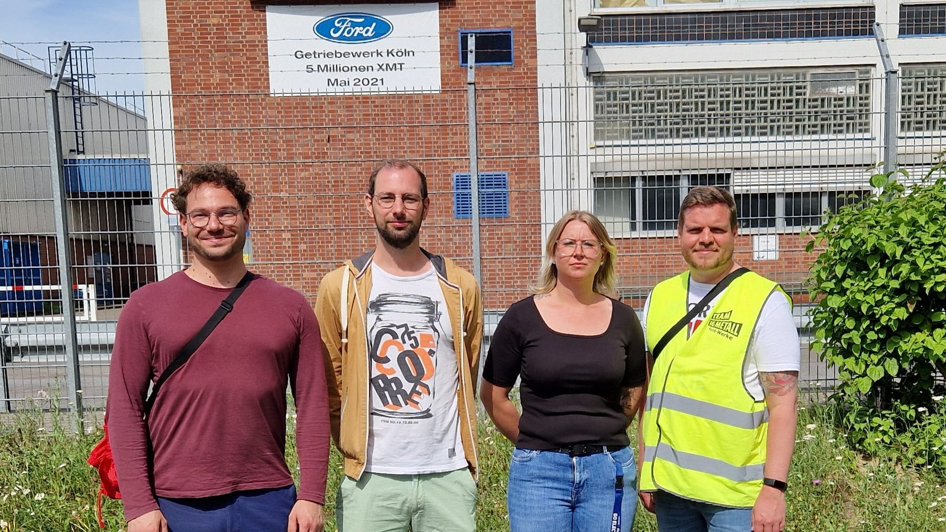 V.l.n.r.: Moritz, Kjell-Arne, Jenny, Marco
