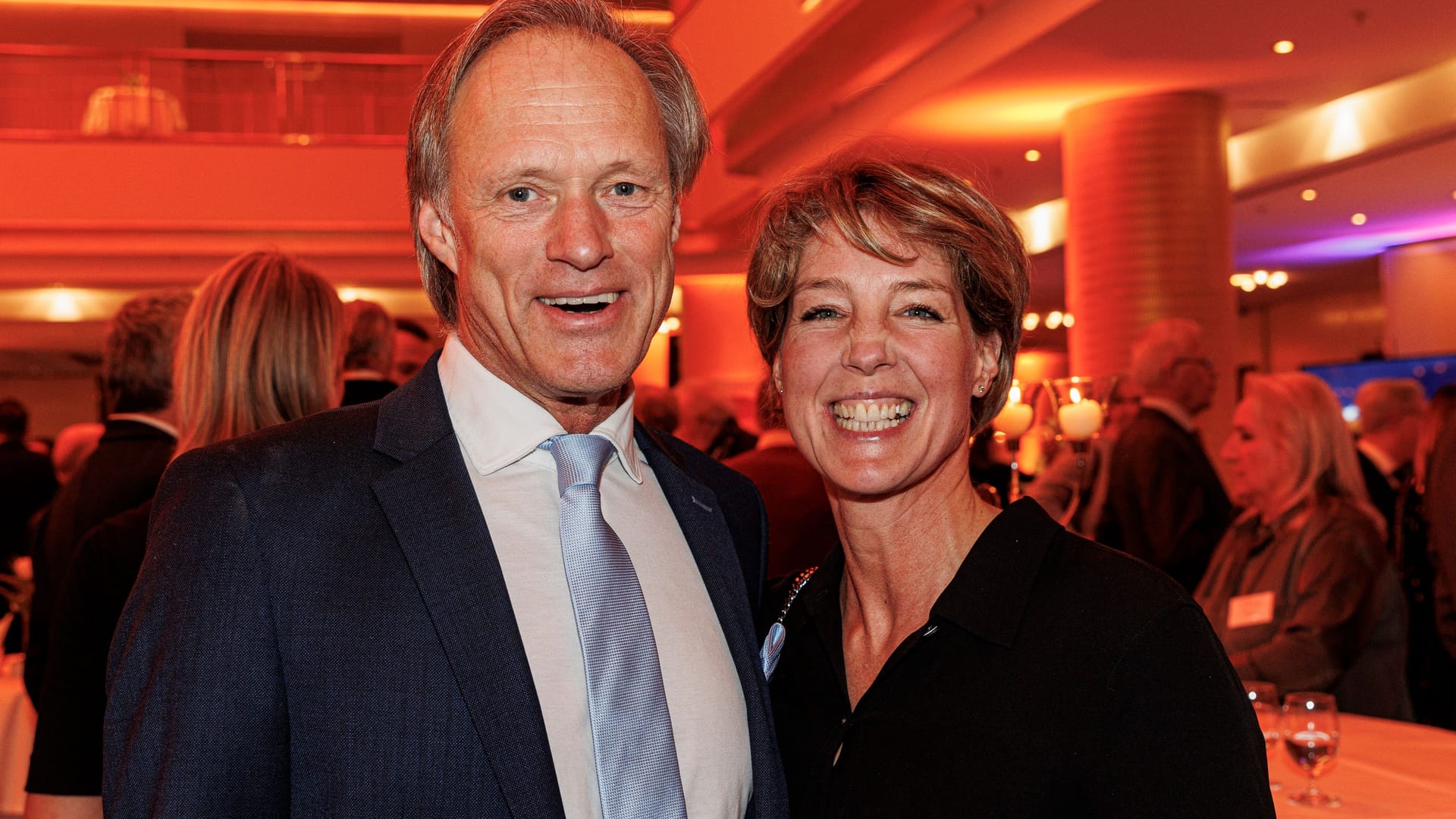 Gerhard Delling und Christina Block beim Blankeneser Neujahrsempfang (Archivfoto): Die beiden bestreiten die Vorwürfe.