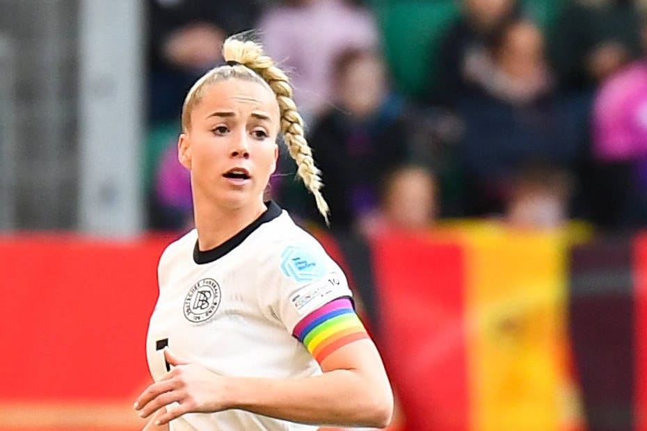 Giulia Gwinn: Die DFB-Kapitänin und ihre Mannschaft kämpfen im Sommer um den EM-Titel.