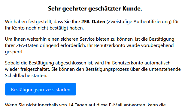 Vorsicht, Fälschung: Mit dieser E-Mail wollen Betrüger an die Daten von Postbank-Kunden gelangen.
