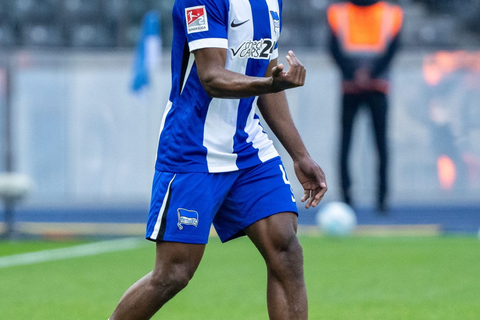 Evan Deyovaisio Zeefuik (Archivbild): Der 27-Jährige bleibt bis 2027 bei Hertha BSC.