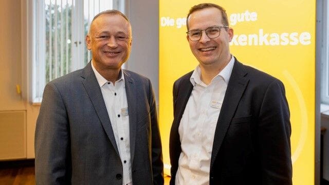 Vorstand der BKK firmus: Dirk Harrer (links) und Dominik Weymann (stellvertretender Vorstand)