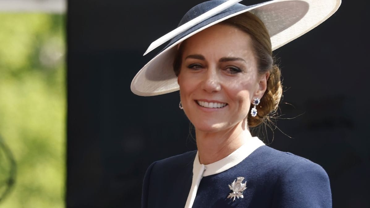 Prinzessin Kate: Sie war am Donnerstag bei einer Schiffstaufe im schottischen Glasgow.
