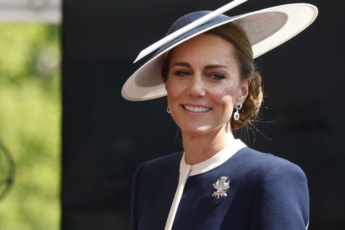 Prinzessin Kate: Sie war am Donnerstag bei einer Schiffstaufe im schottischen Glasgow.