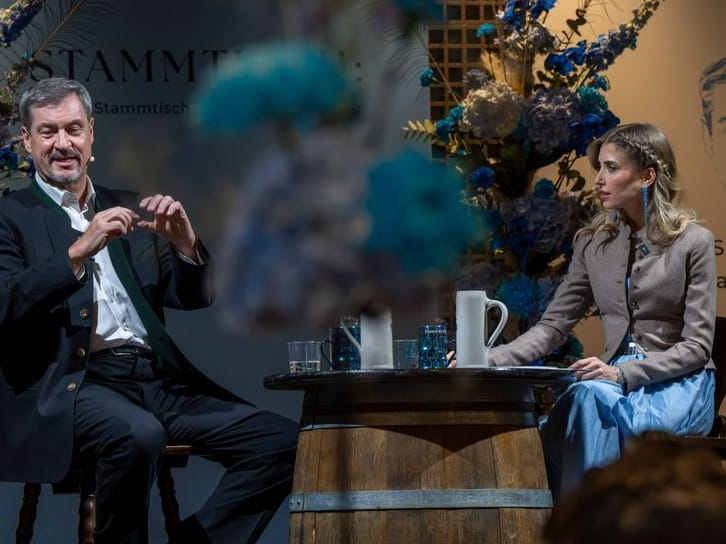 Markus Söder zu Gast bei "Cathys Stammtisch".