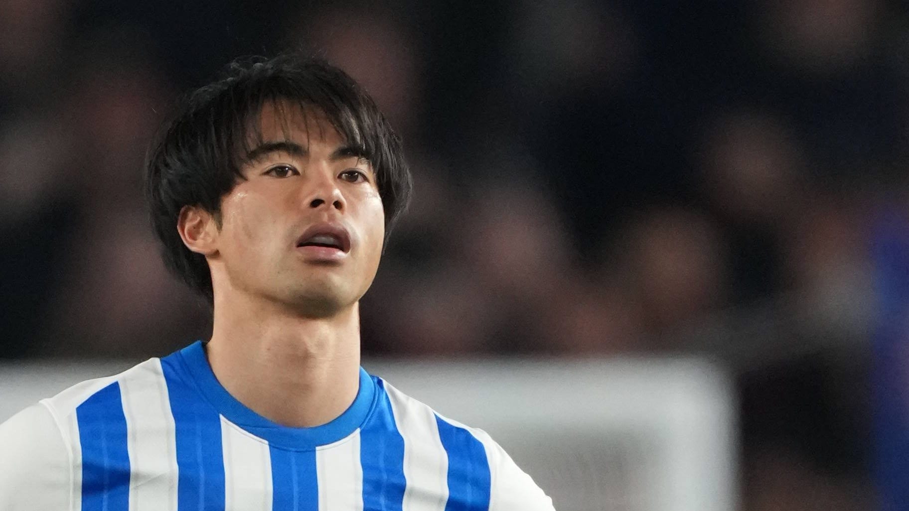 Kaoru Mitoma: Er spielt seit 2022 für Brighton.