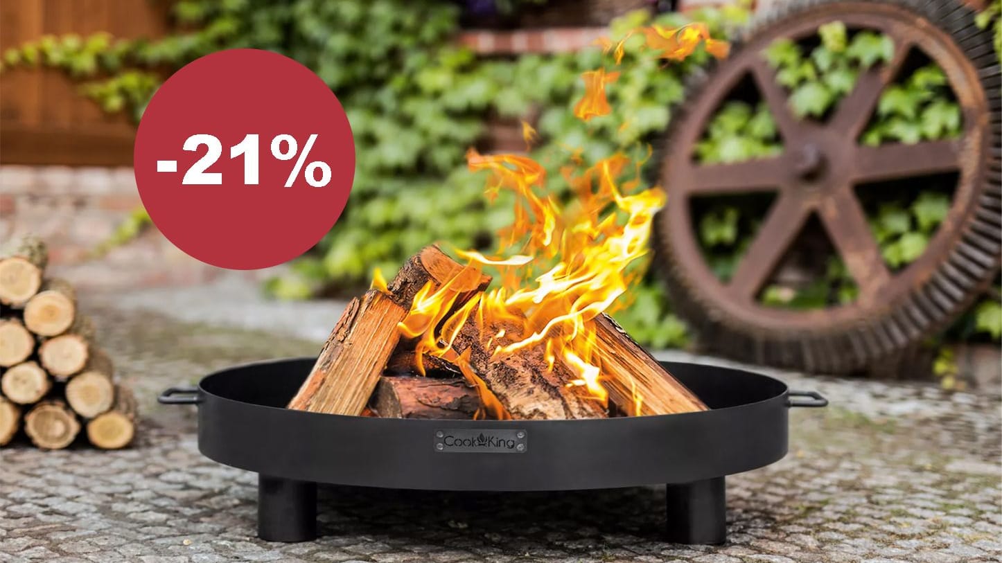 Lagerfeuer-Feeling im eigenen Garten? Mit der Tunis-Feuerschale gelingt das ganz einfach.