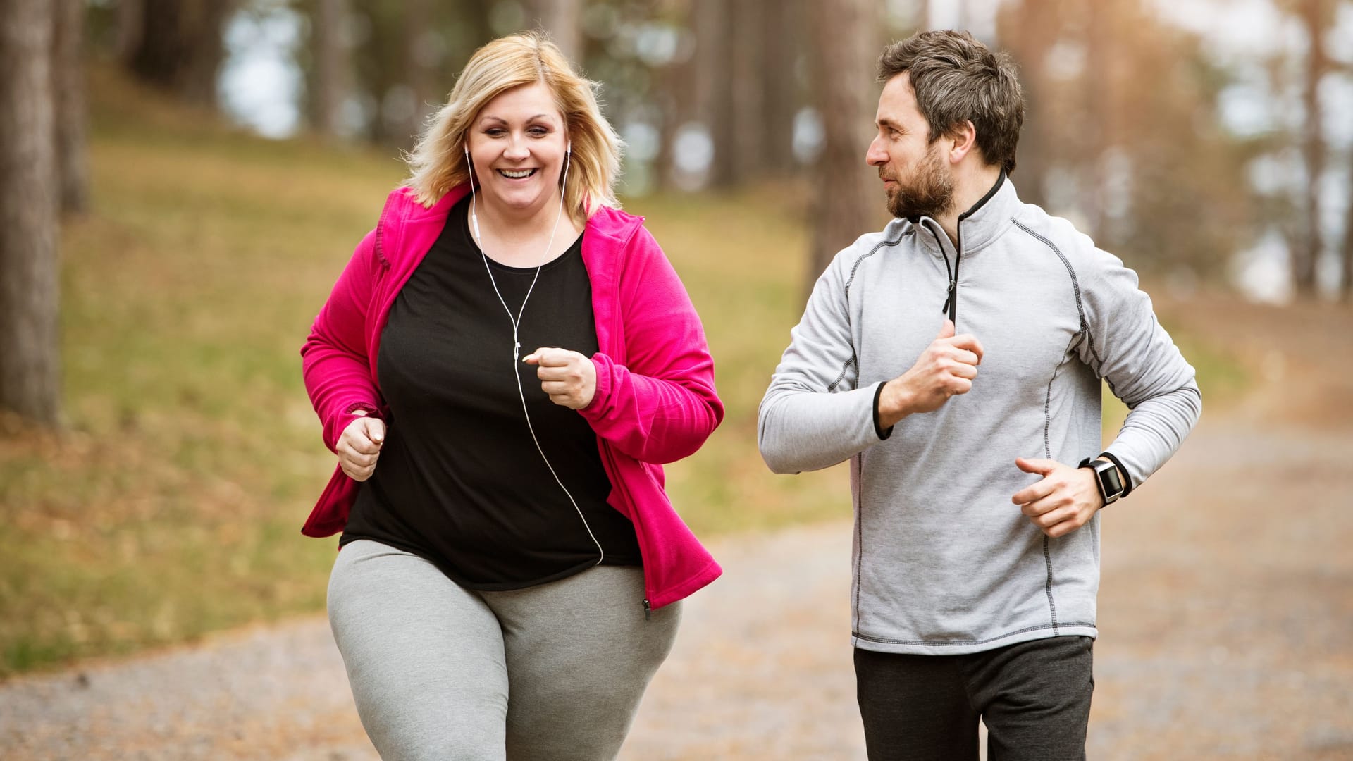 Joggendes Paar Joggendes Paar