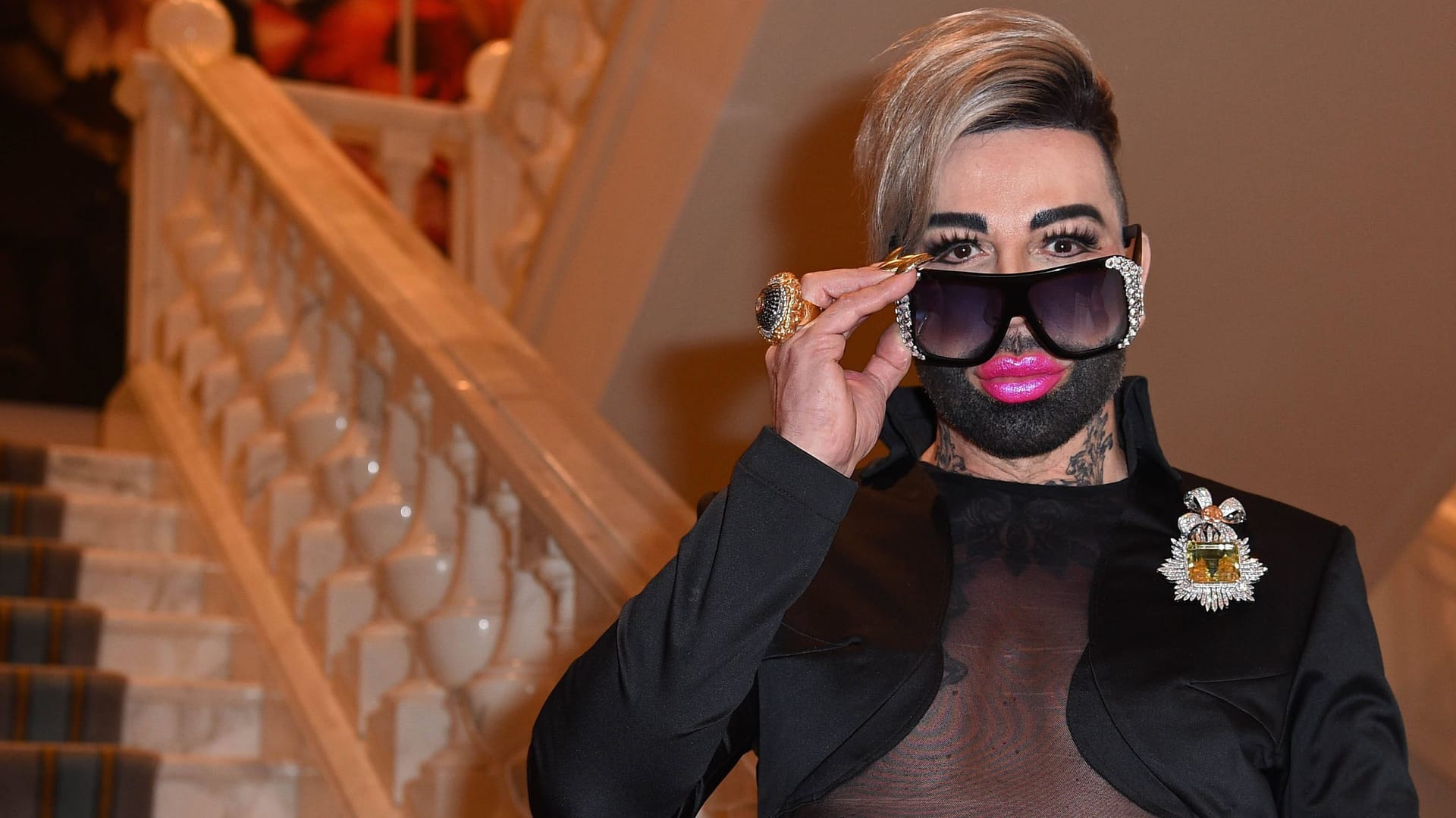 Harald Glööckler: Der Modemacher steht für Extravaganz und schrille Looks.