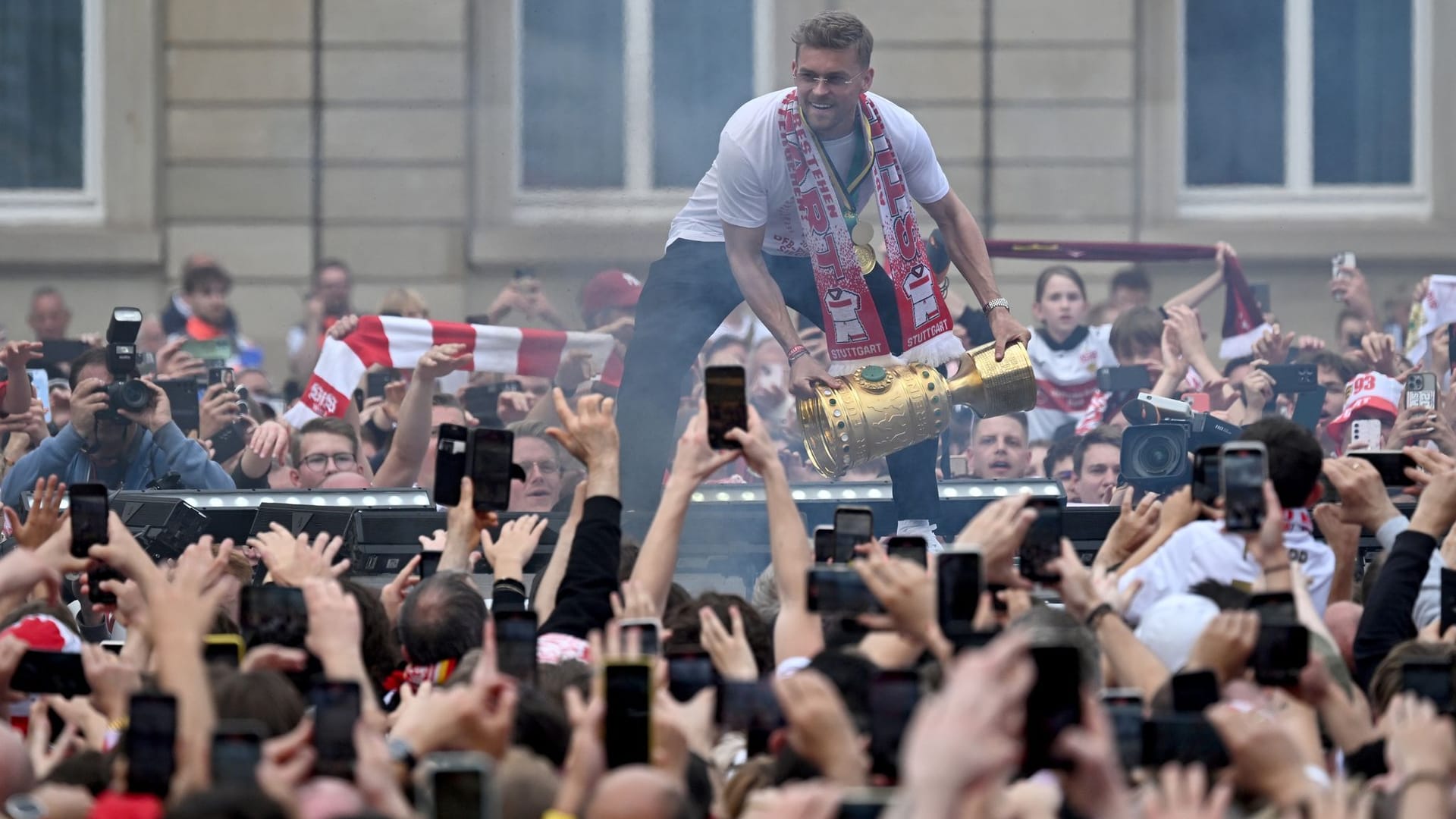Nach dem DFB-Pokal Finale - VfB Stuttgart