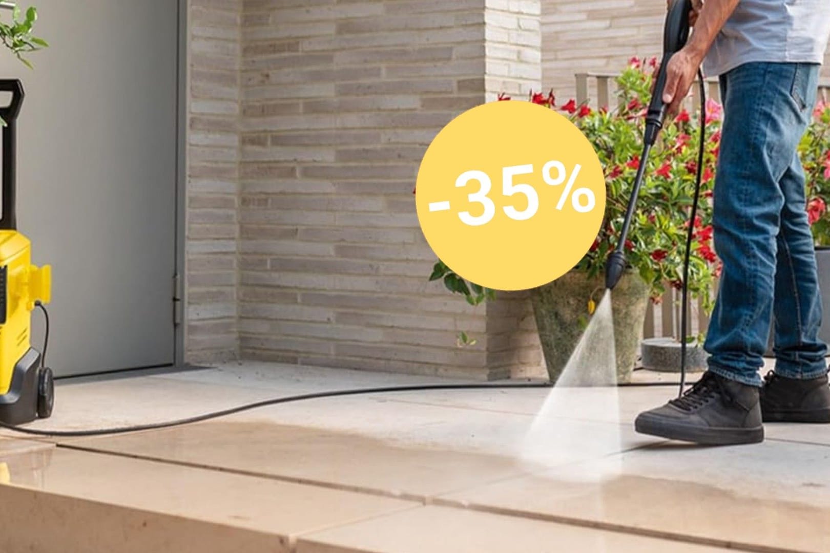 Amazon bietet einen Hochdruckreiniger von Kärcher zum bisherigen Bestpreis an.