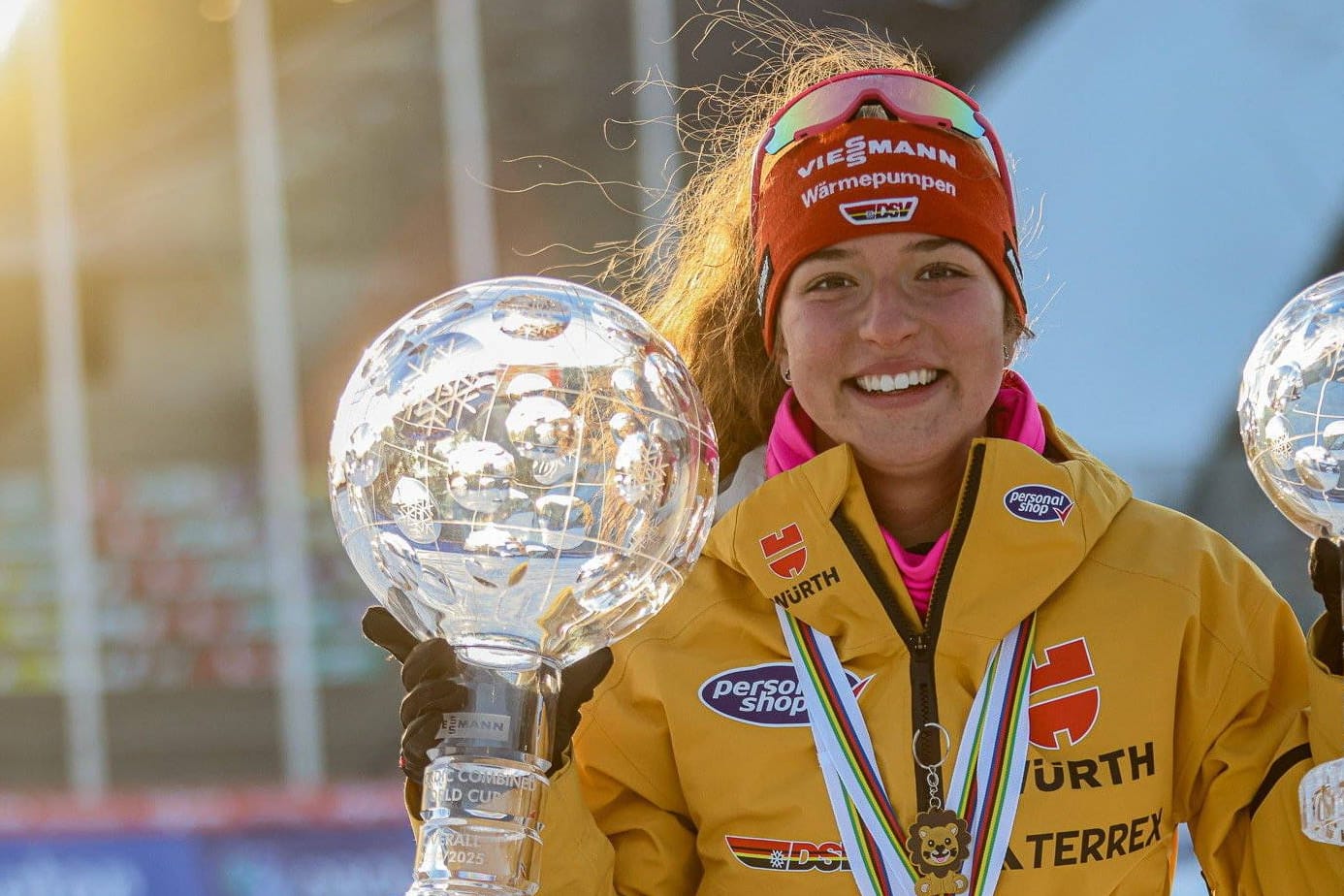 Nathalie Armbruster: Sie hat den Gesamtweltcup vergangene Saison gewonnen.