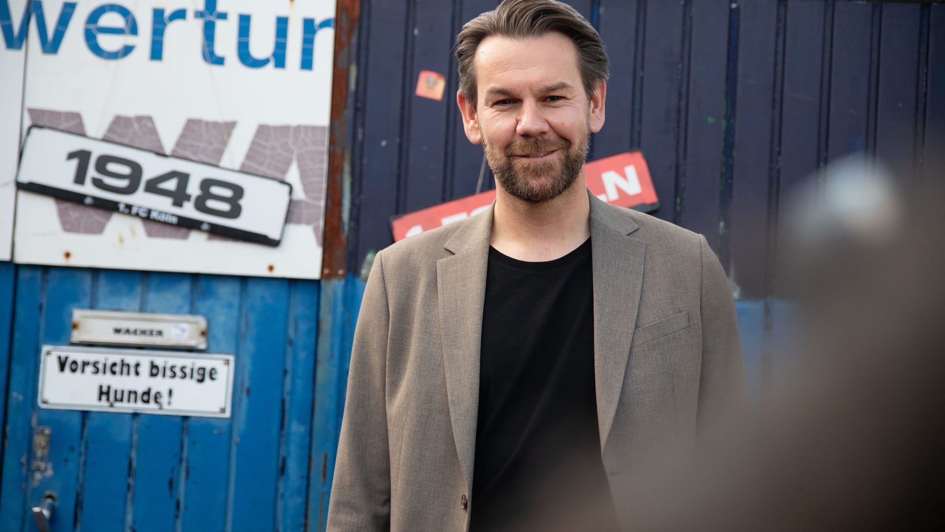 Thomas Kessler bei der Saisonabschluss-Feier des 1. FC Köln im Schrotty.