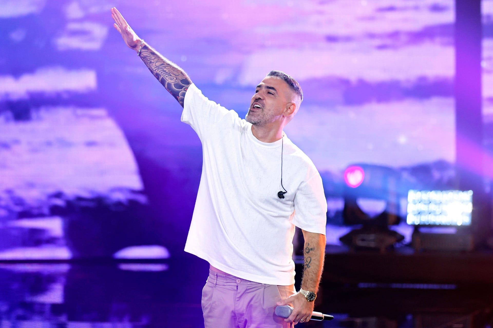 Rapper Bushido (Archivbild): Er spielt ein weiteres Konzert in Berlin.